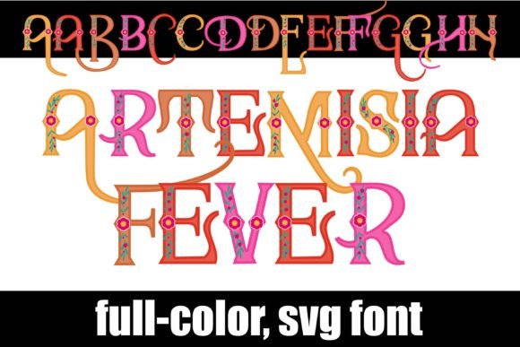 Artemisia Fever: A Vibrant Color Font for Editorial Design