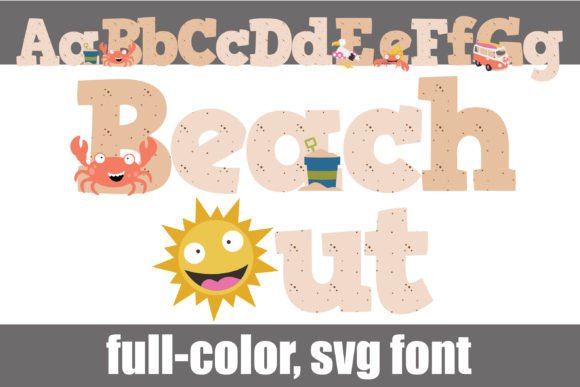 Beach out: A Whimsical Serif That Stitches Like a Summer Memory