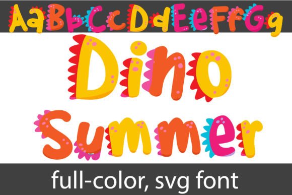 Dino Summer: A Crafty, Sun-Soaked Font That Stitches With Personality