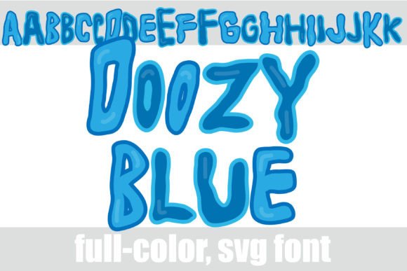 Doozy Blue: A Color Fonts Powerhouse for Creative Brands