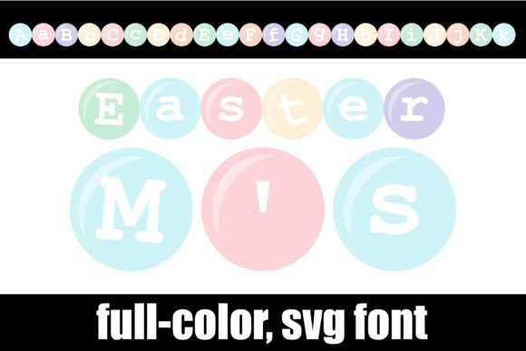 Easter M s: A Playful Color Fonts Choice for Local Business Branding