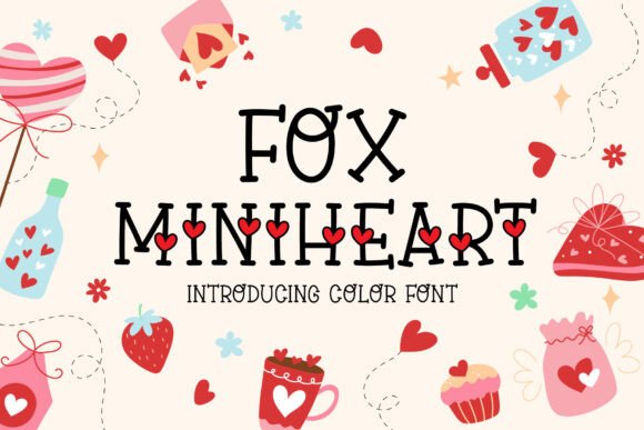 Fox Miniheart Color Fonts