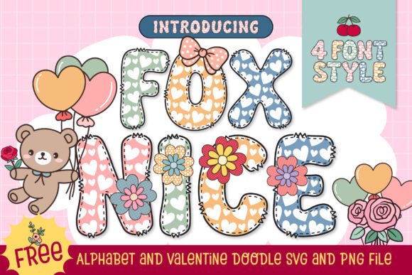 Fox Nice: A Playful Color Fonts Choice for Sweet Branding