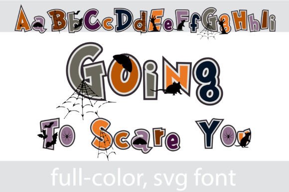 Going to Scare You: A Whimsical Color Fonts Choice
