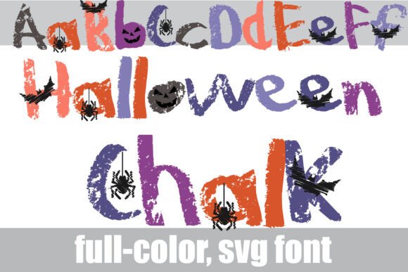 Halloween Chalk: A Playful, Hand-Drawn Font That Stitches With Personality