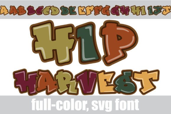Hip Harvest: A Color Fonts Gem for Seasonal Editorial Design