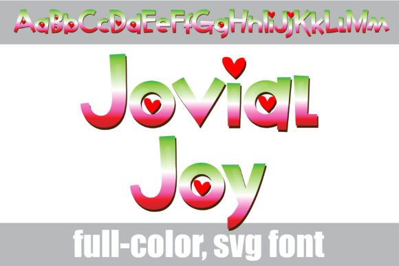 Jovial Joy: A Vibrant Color Fonts Choice for Marketing