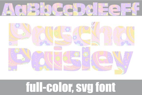 Pascha Paisley: A Color Fonts Gem for Local Business Branding