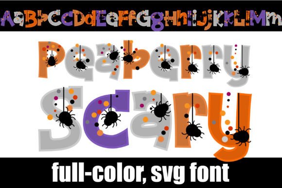 Peaberry Scary: A Playful Color Fonts Choice for Seasonal Branding