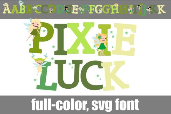 Pixie Luck: A Whimsical Color Font for Branding
