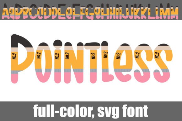 Pointless: A Pencil-Style Font That Demands Real Embroidery Judgment