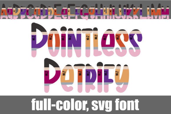 Pointless Petrify: A Halloween Color Font for Creative Sellers