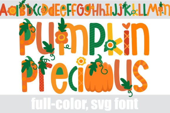Pumpkin Precious: A Whimsical Fall Color Fonts Collection