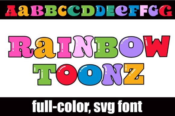 Rainbow Toonz: A Retro Serif That Pops—Or Fades—Under Thread