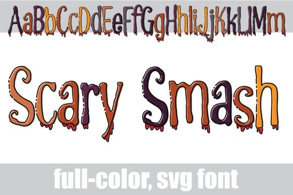 Scary Smash: A Halloween Font That Stitches With Attitude