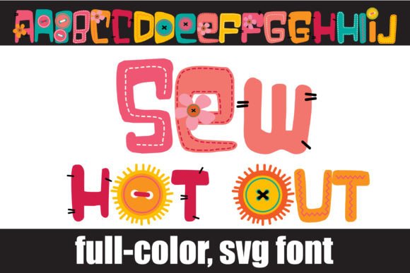 Sew Hot out: A Summer-Whimsy Font That Stitches With Personality
