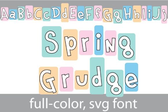 Spring Grudge: A Playful Font That Stitches With Personality