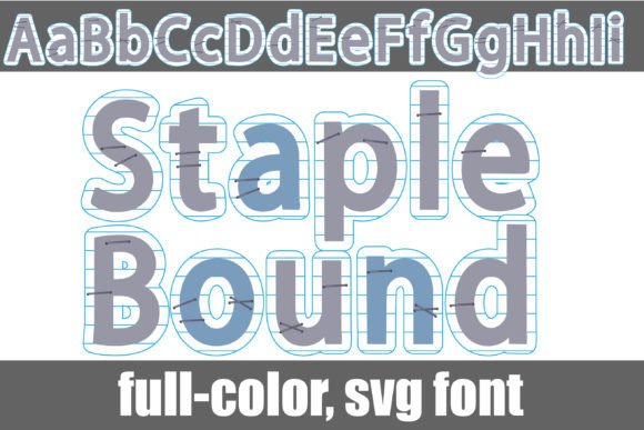 Staple Bound: A Color Fonts Gem for Editorial Design