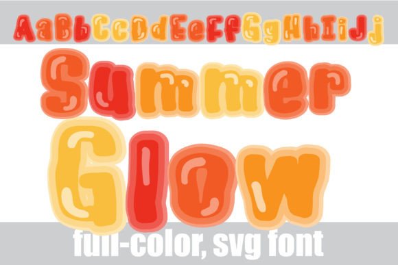 Summer Glow: A Vibrant Color Fonts Choice for Local Branding
