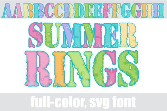 Summer Rings: A Color Fonts Review for Digital Sellers