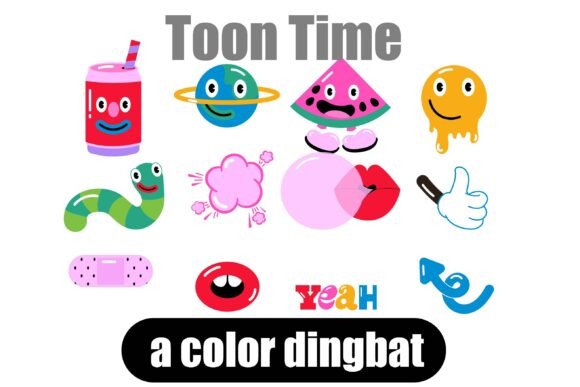 Toon Time: A Playful Color Fonts Asset for Real Publishing