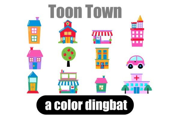 Toon Town Color Fonts