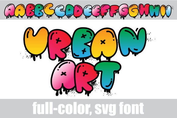 Urban Art: A Vibrant Color Fonts Collection
